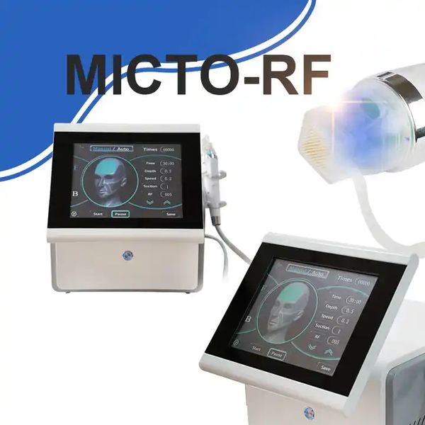 Fabbrica Frazionario Microneedle Oro Rf Radio Frequenza Macchina Ringiovanimento Della Pelle Viso Lift Cicatrici da Acne Penna Rimozione Delle Rughe