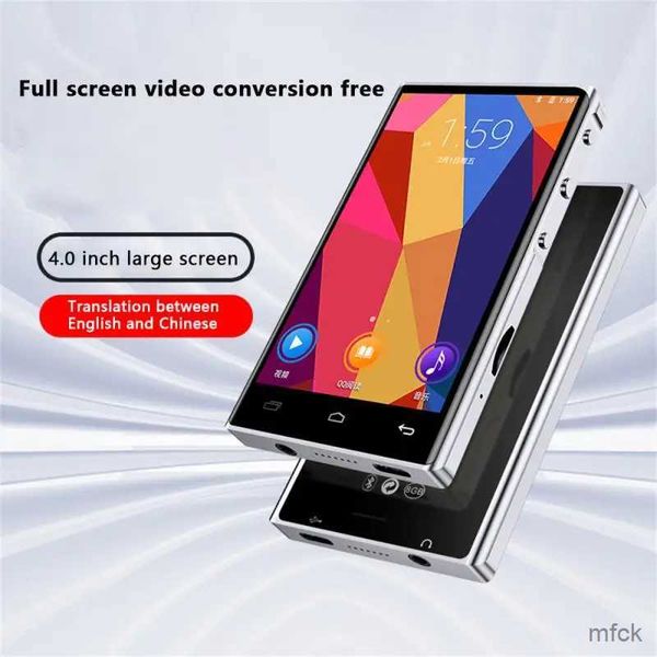 MP3 MP4 Oyuncular 4.0 inç Tam Touchscreen MP4 Oyuncu 5.0 HIFI Video Müzik Oyuncusu FM Radyo Kayıt E-Kitap Kutusu Hoparlör MP3