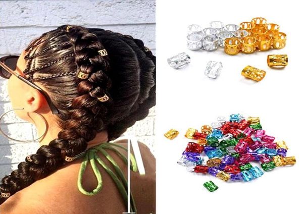 Borse di stoccaggio 100 PCSBAG CAPELLI TERRA TRADS GOLD MICRO SCHEDA MICRO LUCILE PERCHE PERCHINE REGOLABILI CLIPS PER ACCESSORI AFRICAI 5683050