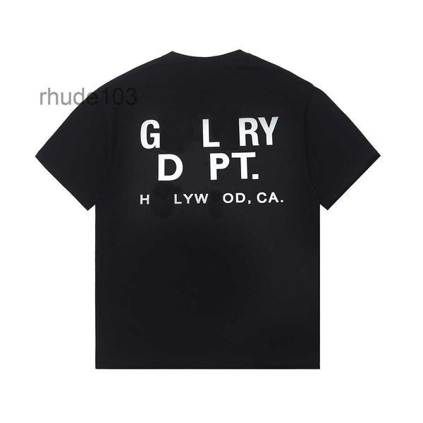 Designer Mens t Shirts High Street Galleries Tee Depts Tops Letter Print Streetwear Fashion Men Women Luxury Tshirt Short Sleeve Cotton Casual WMXQ LKL1 G YZBN