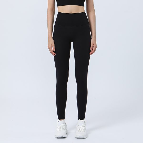 женские штаны для йоги lu телесные брюки эластичные нейлоновые леггинсы с высокой талией сексуальные леггинсы пуш-ап для бега для фитнеса женская спортивная одежда размер S-X