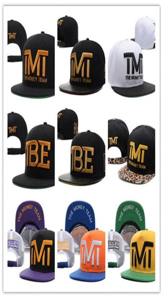 Stil Kaliteli Tamamen Siyah Takım Para Snapback Caps Hiphop Ayarlanabilir Şapka Erkek Kadın Klasik Beyzbol Şapkaları C8380043