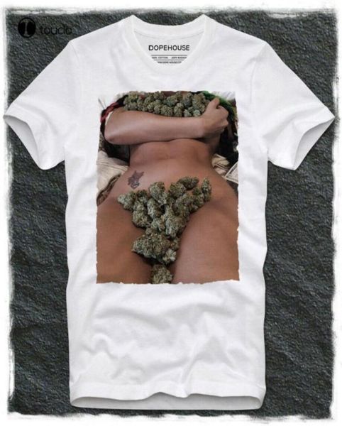 Men039s T -Shirts t Sexy Mädchen Kiffer Bong Gras Porno Porno Swag Pot Head Tee Shirt3681387