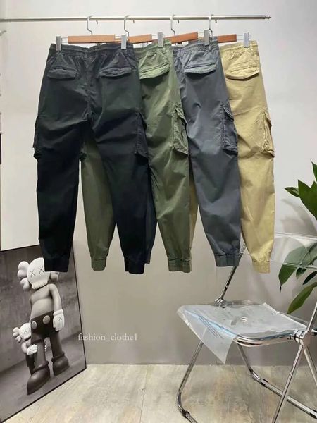 Toppe da uomo Pantaloni cargo vintage Designer Salopette con tasche grandi Pantaloni Pantaloni da pista Pantaloni da maglione Leggings Pantaloni sportivi lunghi Stones Island Pant 713