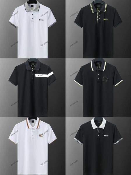 Designer Designer Polo Shirts Bo Thirt Maglie di lusso Abiti Abbigliamento Short Short Fashion Casuals's Summer Thirt Black Colours è disponibile Abbigliamento da lavoro business 24