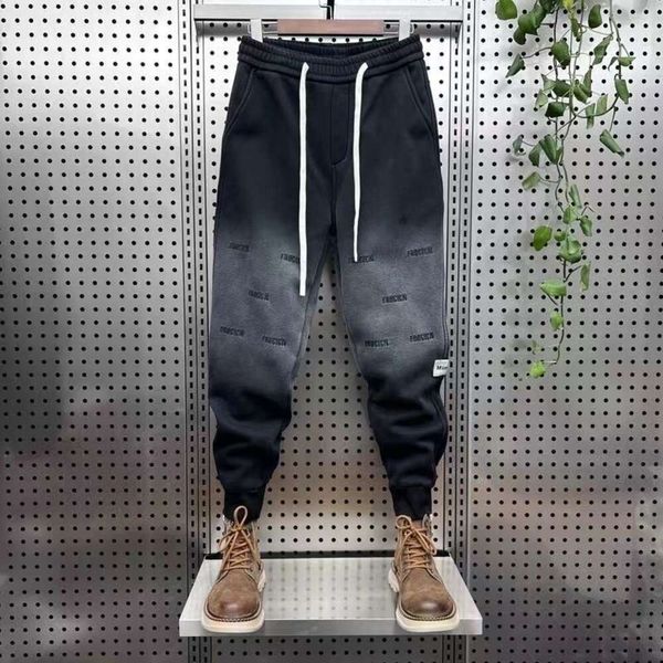 Pantaloni Harem da uomo Pantaloni sportivi neri Pantaloni sportivi di marca di alta qualità Abbigliamento sportivo casual all'aperto di moda