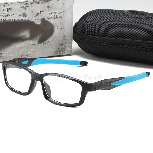 Gafas de sol de diseñador de lujo para hombres y mujeres, gafas clásicas de protección UV con sombreado de playa con caja, marco de silicona de vidrio transparente