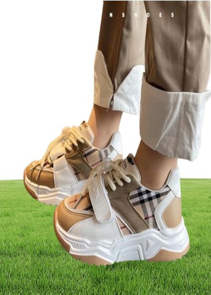 Crianças sapatos da criança meninas menino tênis 2023 primavera xadrez respirável tênis moda pequeno bebê shoes2353887