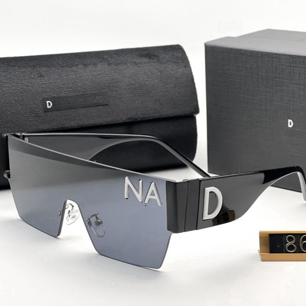 Top-Designer-Designer-Sonnenbrillen, klassisch, schwarz, Luxusmarke, Damen-Sonnenbrillen, Damen, trendige Designer-Quadrat-Sonnenbrillen, Retro-D-dekorative Brillen, Uv400