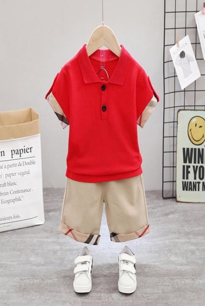 Set di vestiti estivi per bambini Ragazzi Camicie di moda per bambini Pantaloncini Abiti per tute da bambino per neonati per vestiti da 05 anni8815130