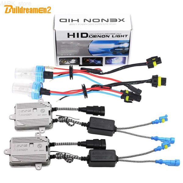 Kits de carro xenon hid h1 h3 h7 h8 h9 h11 9005 9006 881 880 9012 hir2 55w ac hid xenon kit lâmpada lastro 6000k branco luz do carro farol nevoeiro drl lf lf