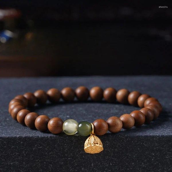 Strand Authentic India Laoshan Sandalwood Bracelete original Boa sorte para a namorada