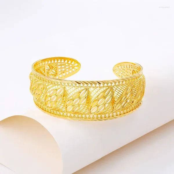 Bangle Dubai 24K Golded Retro Bracelet Ohlosale для женских ремесленников DD10307