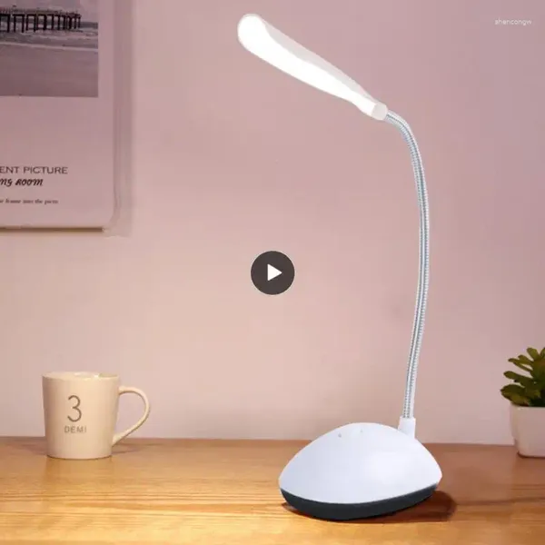 Tischlampen, wiederaufladbare helle Schreibtischlampe für Studenten, Studium, Leselicht, Desktop, Arbeit, Nacht, Augenschutz