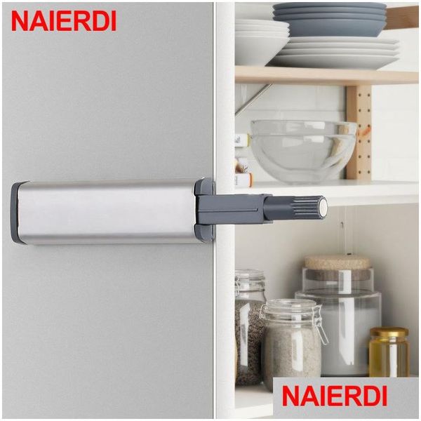 Türfänge Closer Türfänge Closer Naierdi 10pcs Edelstahlschrank, um Dämpferpuffer unsichtbarer PL Magnetic tou dh4n0 zu öffnen