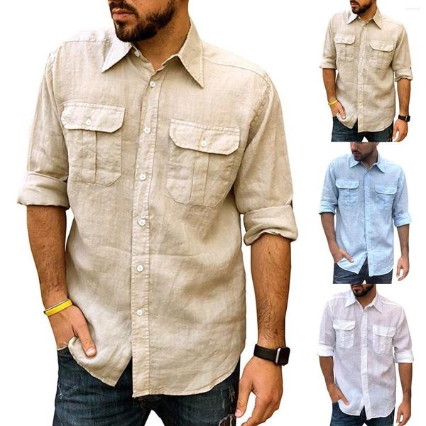 Camisas casuais masculinas camisa de grandes dimensões despojado titular qualificado impressão manga longa camiseta gráfica roupas de verão para homem