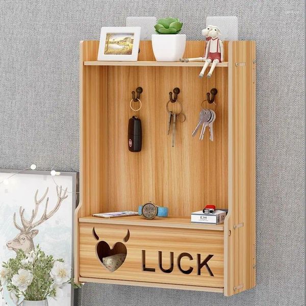 Dekorative Teller Eingang Foyer Haken Taste Wand Hanging Loch Frei Aufbewahrungsbox Regal Home Livling Room Rack ZE202