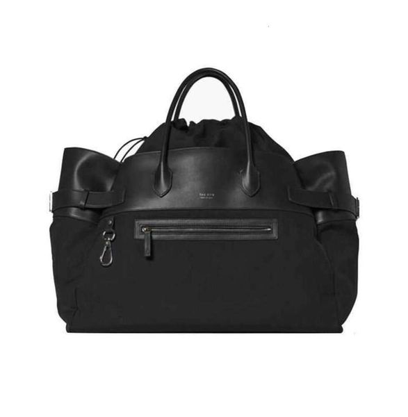 Borse in pelle firmate Margaux 17 Collare in nylon Borsa versatile per pendolari di grande capacità Borsa tote Borsa tote classica THE ROW Minoranza francese T1323