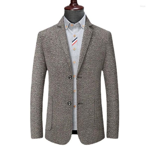 Herrenanzüge Ankunft Herbst und Winter Casual Imitation Coat Business Single Anzug Blazer Plus Size L XL 2xl3xl 4xl 5xl 6xl 7xl 8xl