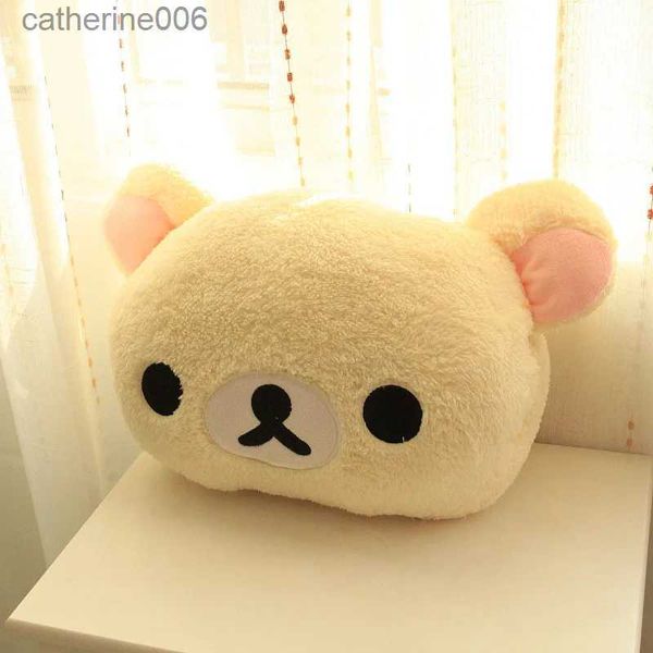 Мягкие плюшевые животные Rilakkuma Плюшевые игрушки Peluche Kiiroitori Chick Пара Подушка Rilakkuma Плюшевый мишка Мягкая кукла Теплая кукла для рук Зимний рождественский подарок для детейL231228