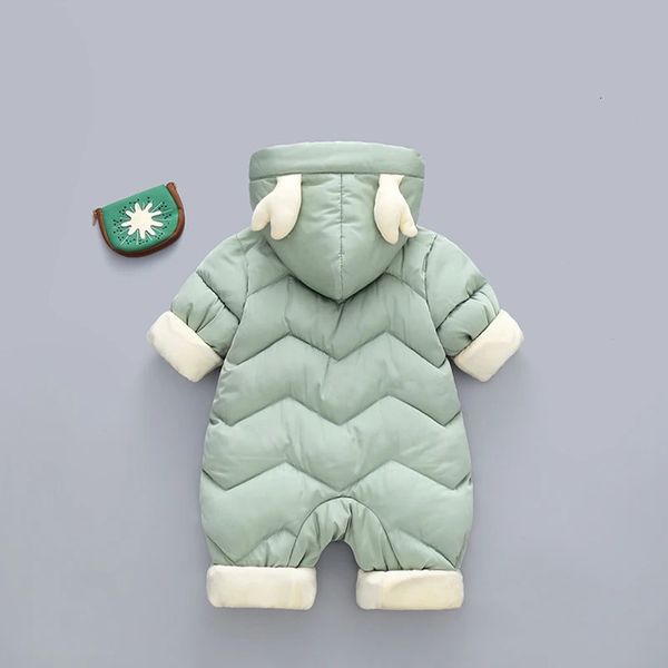 Baby Winter Jumpsuit Kleinkindjunge Overall verdicken Flanellgeborener SPERPER SIND Girl Cotton Clothes Kinder Mantel BEBES Außenbekleidung 231227