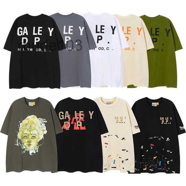 Gallery Depts T Shirts Mens Women Designer Tshirts Galleres Cottons Tops Man S Shirt Casual Luxurys Roupes Shorts Sleeve AAA Aliclot STWB