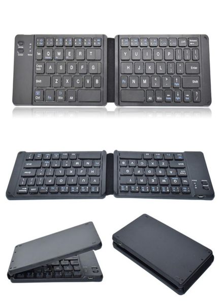 Portátil mini teclado dobrável teclados sem fio bluetooth para windowsandroidiostablet ipadphone lighthandy1725682