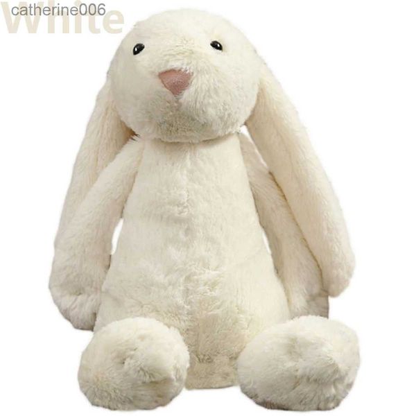 Animali di peluche ripieni Molte dimensioni Animali di peluche morbidi Bambini Orecchio lungo coniglietto Coniglio che dorme Simpatico cartone animato Peluche Bambole animali Regalo di compleanno per bambiniL231228