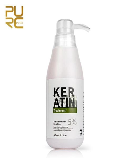 Purc Brezilya Keratin Tedavisi Düzleştirme Saç 5 formalin 300ml Kıvırcık ve Shinysmooth Saç Tedavileri Yapma 5384674