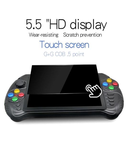 Powkiddy x15 Andriod Handheld Game Console Ностальгический хост 55 дюймов 1280720 Экранной Quad Core 2G RAM 32G ROM -видео Player4510726