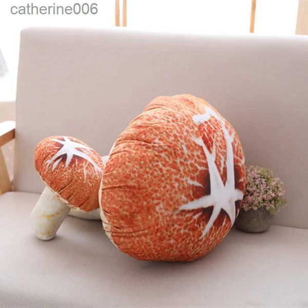 Animaux en peluche en peluche, oreiller en forme de champignon, mignon petit champignon, jouets en peluche, légumes en peluche, décor de champignon, nourriture douce, poupée en peluche pour enfant, bébé, cadeau Kawaii L231228