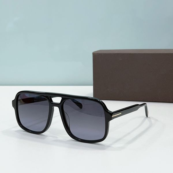 Navigador Mens Sunglasses Sun Black Grey Smoke Gradient Designer Sunglasses Shades Sunnies Gafas de Sol UV400 Eyewear com caixa