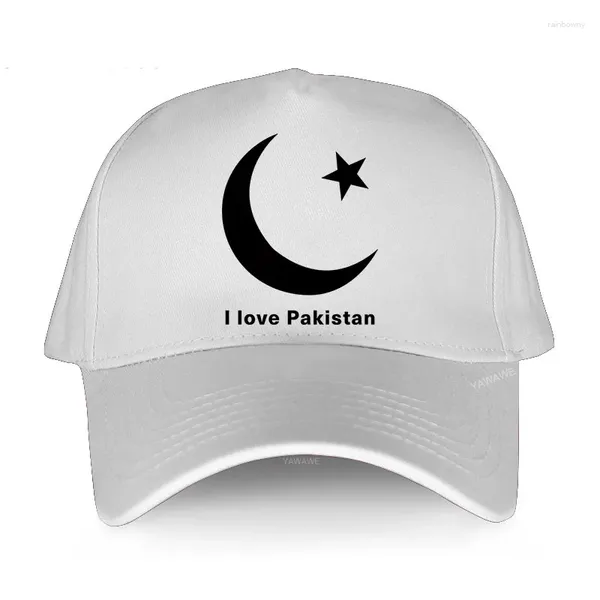 Ballkappen Neueste Baumwolle Sommer Baseball Für Männer Snapback I Love Pakistan Einstellbare Outdoor Weibliche Marke Hut Unisex Klassische Stil Kappe