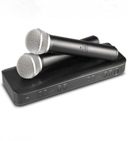 Профессиональный BLX288 UHF беспроводной микрофон караоке-система двойной ручной передатчик микрофон для сцены DJ KTV3842901