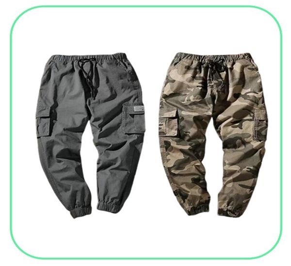 Pantaloni da jogging Pantaloni cargo da uomo Harem Multitasca Camouflage Uomo Pantaloni sportivi in cotone Streetwear Pantaloni casual taglie forti M7XL1129267