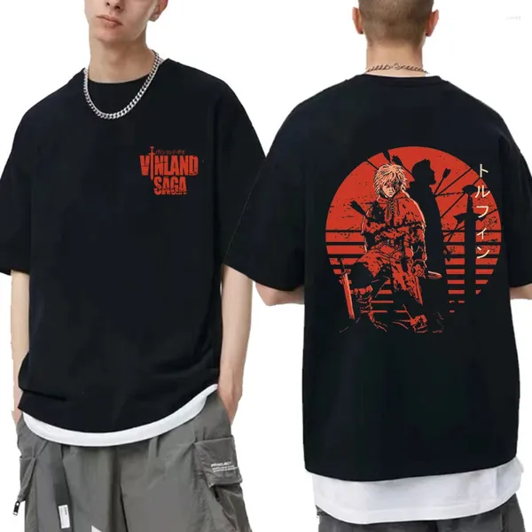 T-shirt da donna 2023 Anime Vinland Saga Tshirt Estetica Sudaderas Manga Uomo Donna Tee Tops Harajuku