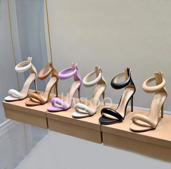 Босоножки на каблуке, женская дизайнерская обувь, модельные туфли на шпильке с застежкой-молнией, натуральная кожа, модные удобные дизайнерские сандалии в Риме на высоком каблуке 10 см.