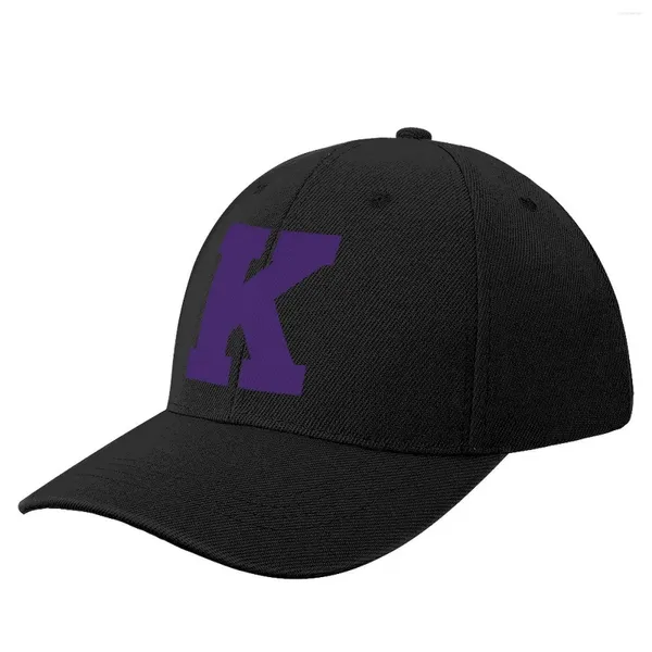 Caps de bola alfabeto roxo k letra esportiva boné de beisebol cosplay chapéu de praia