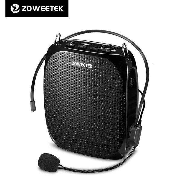 Zoweetek com fio mini alto-falante de áudio portátil amplificador voz estéreo natural microfone alto-falante para professores discurso z258 231228