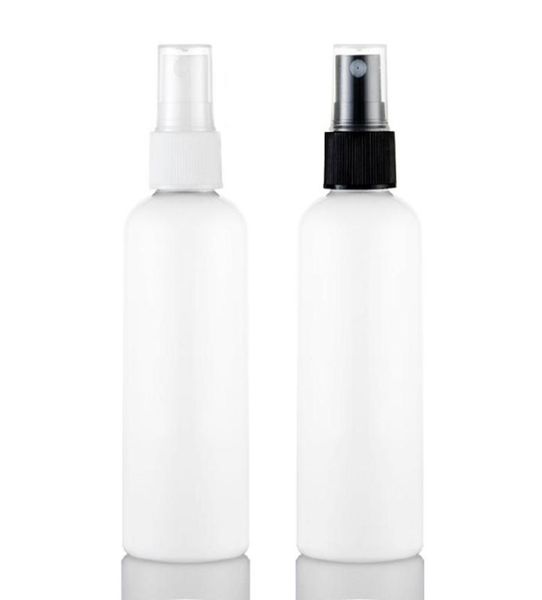 50pcs 100ml vazio frasco de plástico spray branco PET100CC pequenos frascos de spray de viagem com bomba recarregáveis frascos de spray de perfume lot6888127