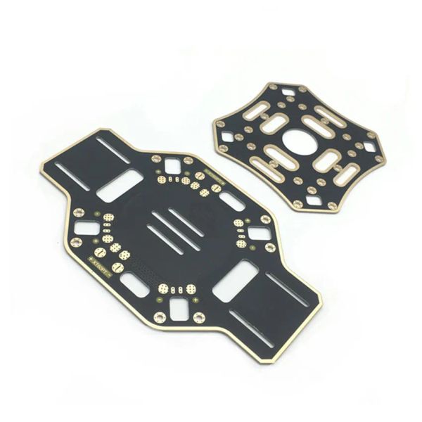 F450 PCB afundando a placa superior / inferior de ouro com o circuito 4 eixos de arco-rotor Drone Aerial Photography Frame Board para RC Drone Part