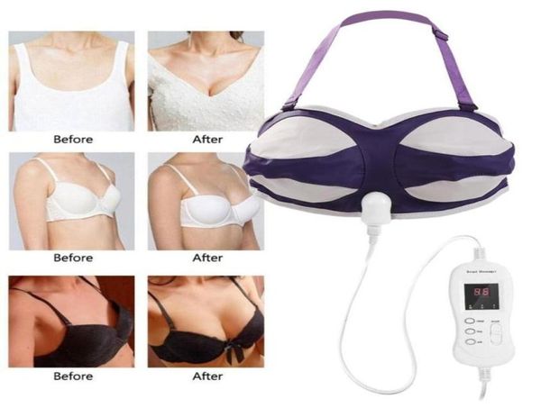 Massageadores elétricos Massageador Relaxamento Ferramentas de peito Massagem de mama Infravermelho distante Aquecimento Estimulador Enhancer Bra2791130