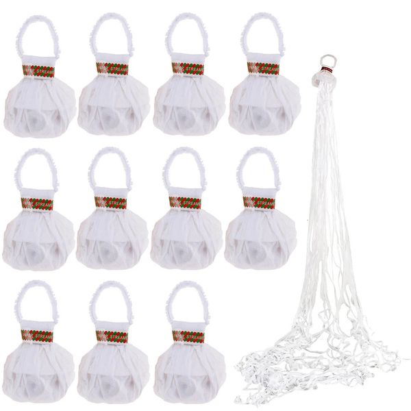 10Pack White Strainners Poppers Papel Crackers Hand Throw Confetti Freamer Decorações de casamento para celebrações de festa de aniversário 231227