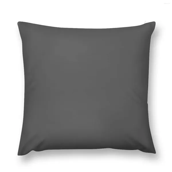 Kissen einfache aschgraue dunkle Akzent für Holzkohle rußige Prognose Farbwurfs Couch Kissen