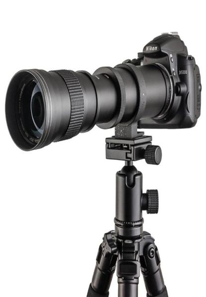 420800mm F8316 Super Telepo Objektiv Manuelles Zoomobjektiv T2 Adapterring für Canon 5D6D60D Nikon Sony Pentax DSLR-Kameras4908866