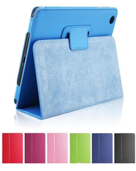 Litchi Leather Smart Case Flip Folding Folio Capa para iPad Air 2 mini 2 3 4 iPad Pro 97 105 11 Cases5265329