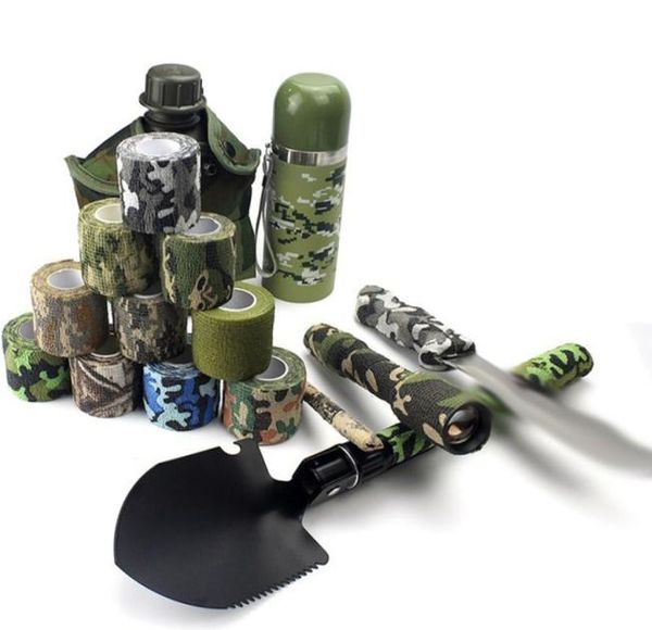 Tattoo AcceSories de 25 mm de grip Wrap Elastic Camouflage Bandage Handle Tubo Disponível Não Artigo Auto -aderente Suprimentos de Tatuagem 24 Rolls1359845