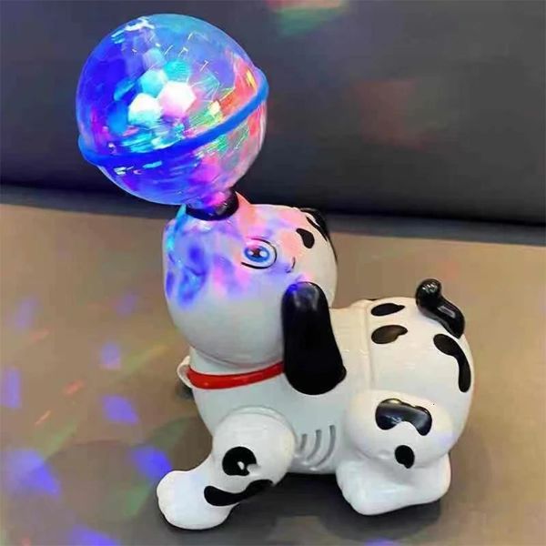 Infantil dança elétrica cachorro brinquedos robôs brinquedos de cachorro interativo robô de estimação para animais de estimação para meninos e meninas de 3-9 anos 231227
