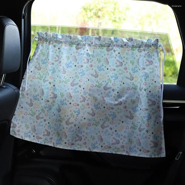 Cortina Car Sun Sombro Luz respirável Filtragem de algodão Protection Baby Kids Decoração automática para uso diário