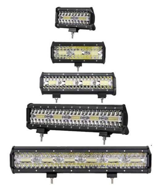 60W 120W 180W 240W 300W 360W 3 360W LED Işık Çubuğu Offroad Işın LED İş Işığı Bar 12V 24V Kamyon SUV ATV 4WD 4X42966069